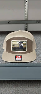 Brown Khaki Pintail Patch Snapback