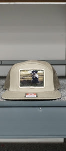 Loden 7 Panel Pintail Patch Snapback