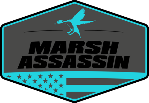 6” Blue/Grey/Black Decal
