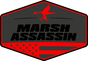 6” Red/Grey/Black Decal