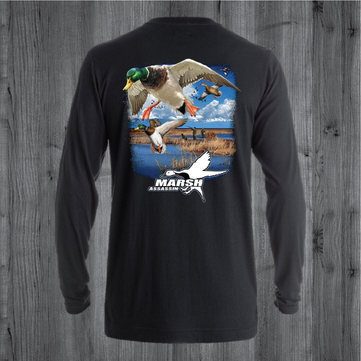 Mallard Long Sleeve-Black