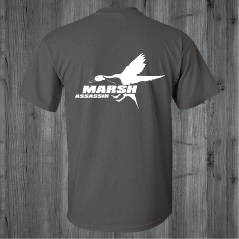 Logo Tee Short Sleeve-Charcoal