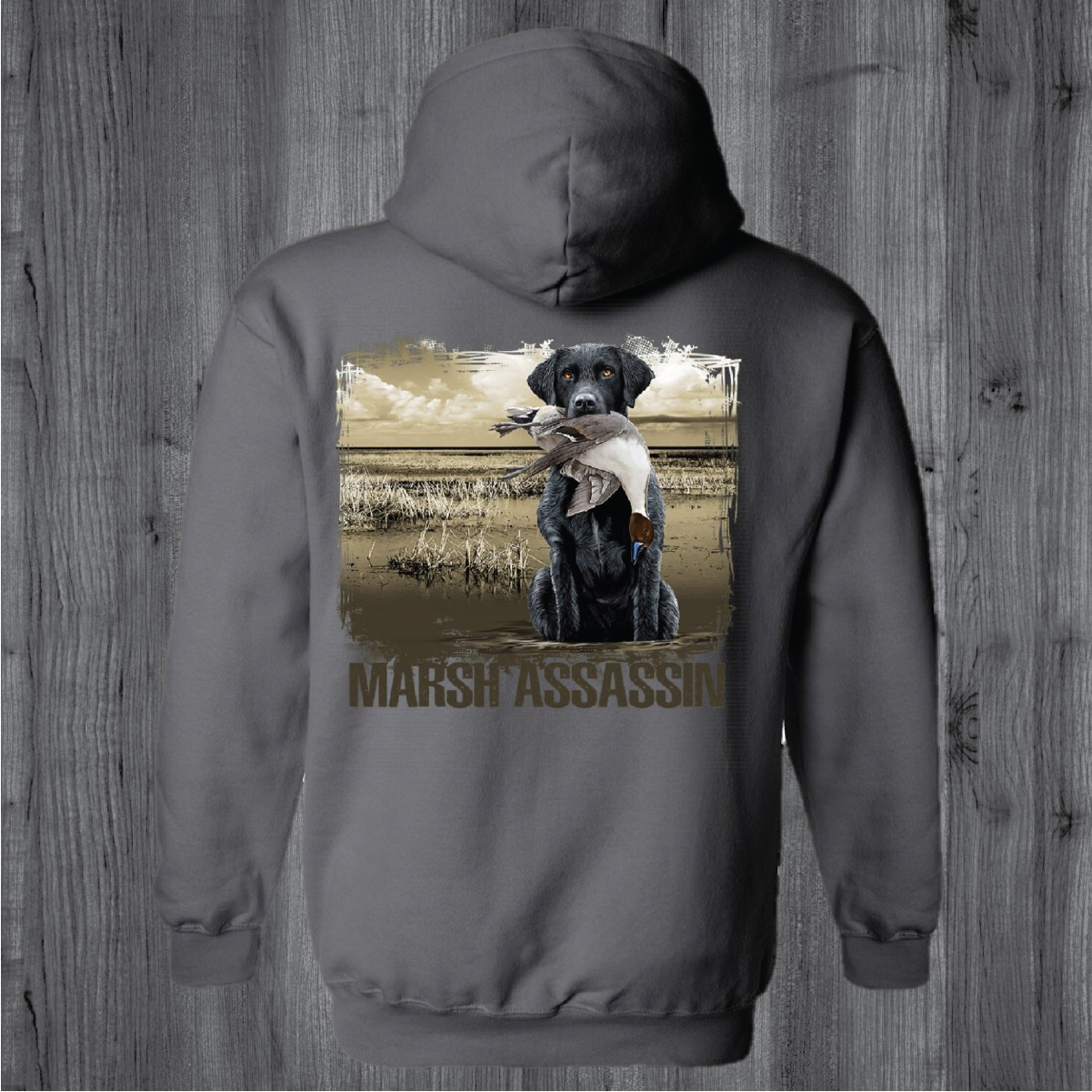 Charcoal Pintail Hoodie
