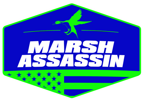 6” Blue/Green/White Decal