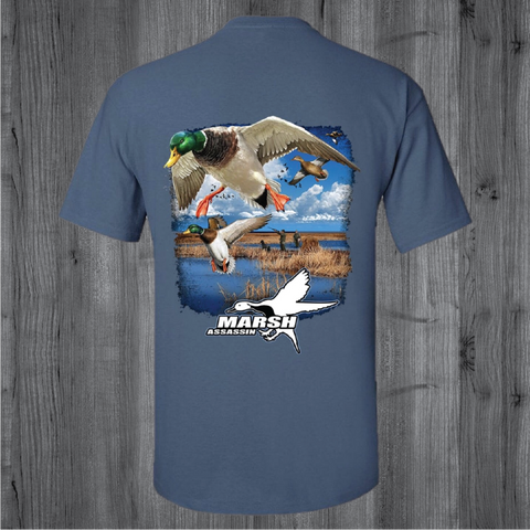 Mallard Short Sleeve-Indigo Blue