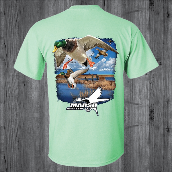 Mallard Short Sleeve-Mint Green