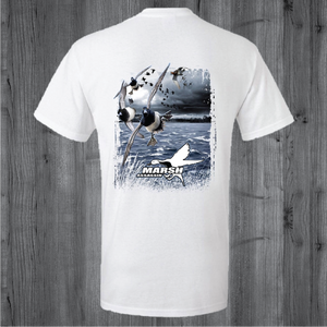 Blue Bill Short Sleeve-White