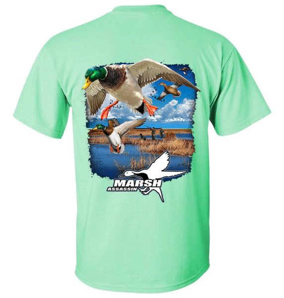 Mallard Short Sleeve-Mint Green