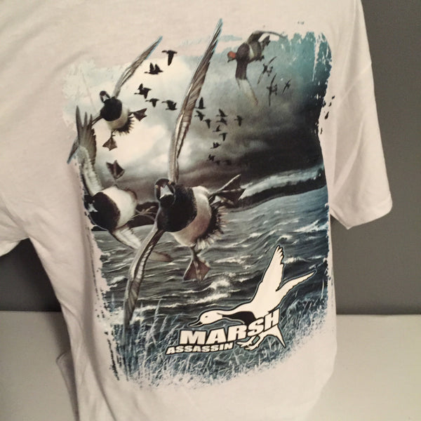 Blue Bill Short Sleeve-White
