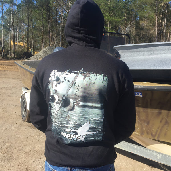 Black Blue Bill Hoodie