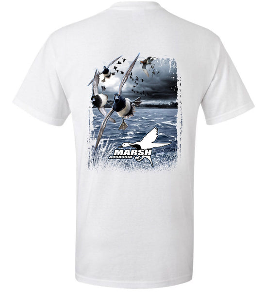 Blue Bill Short Sleeve-White