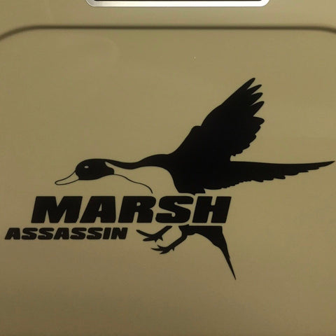 8" Black Marsh Assassin Decal