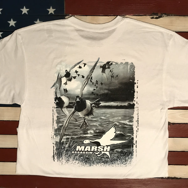 Blue Bill Short Sleeve-White