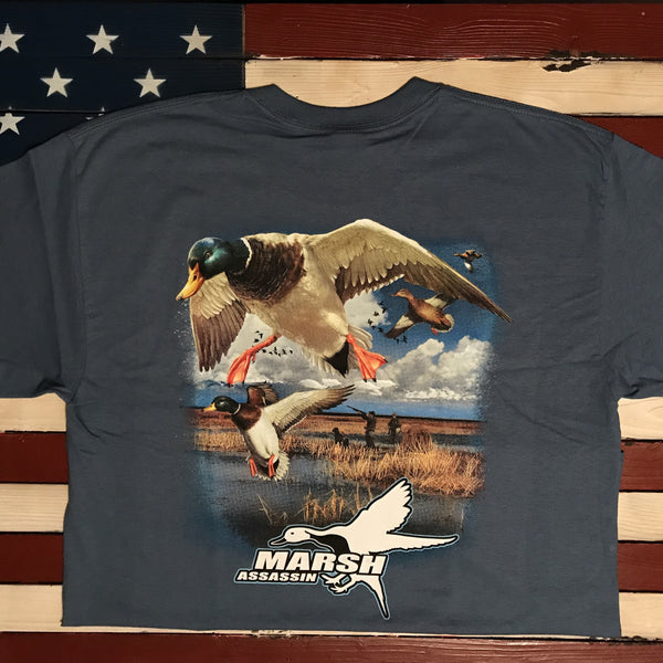 Mallard Short Sleeve-Indigo Blue