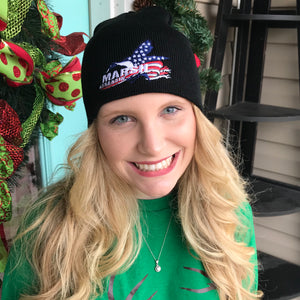 Black American Beanie