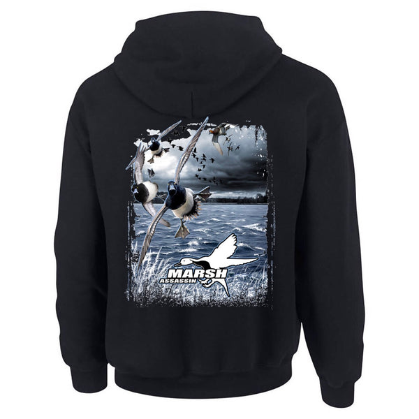 Black Blue Bill Hoodie