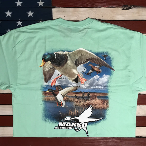 Mallard Short Sleeve-Mint Green