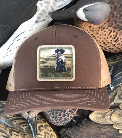 Brown/Khaki Pintail Patch SnapBack
