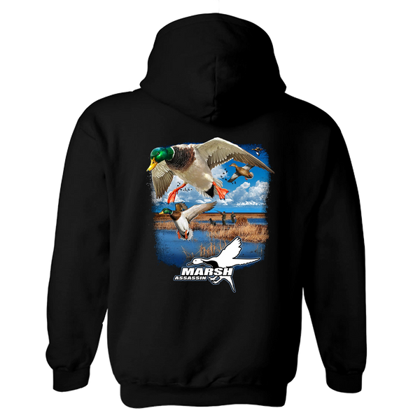 Black Mallard Hoodie